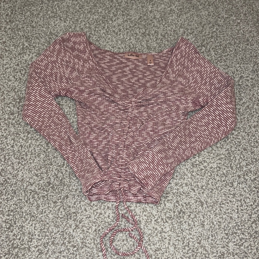 adjustable long sleeve top